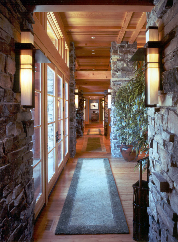 Inspiration for a timeless hallway remodel in Seattle