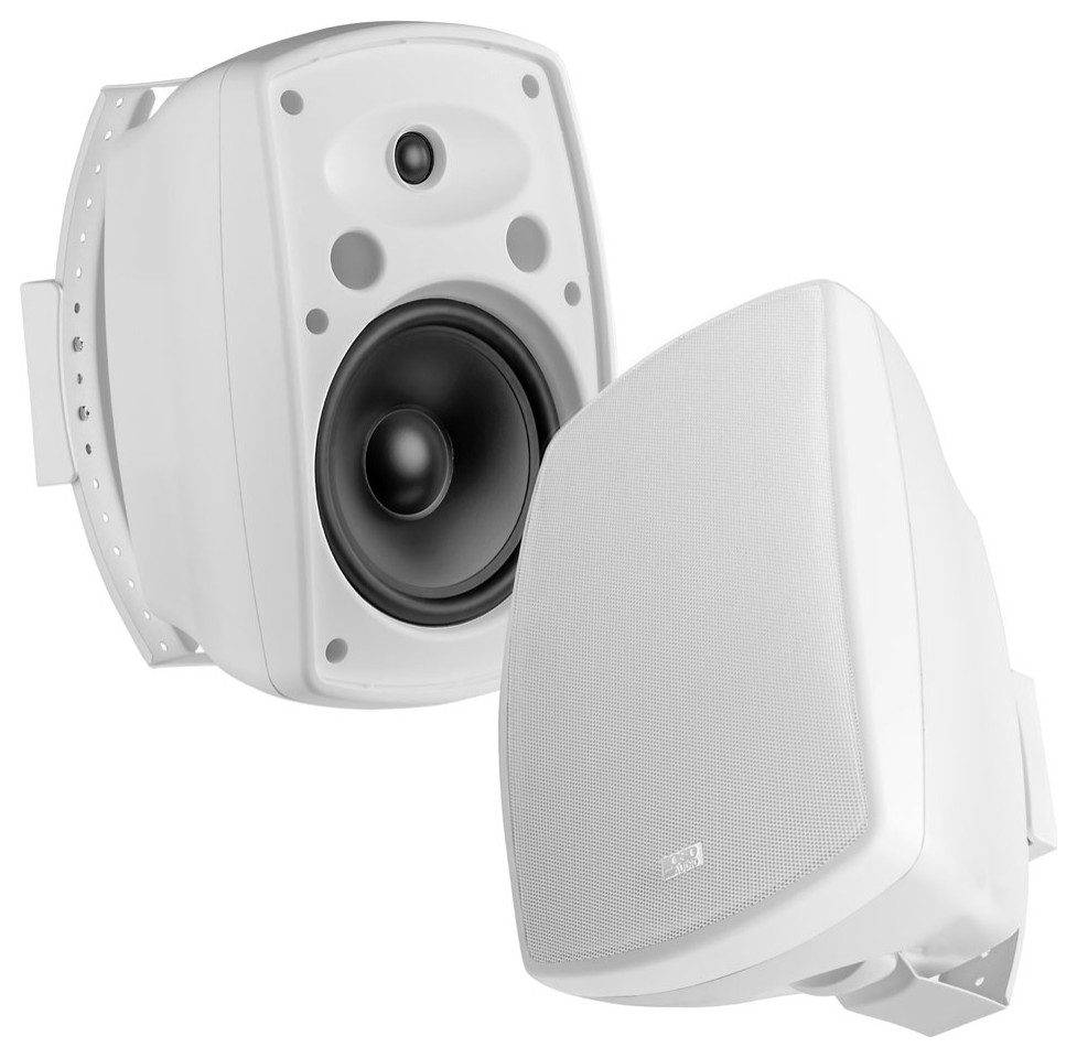 8" High Definition WeatherResistant Outdoor/Indoor Patio Speaker Pair
