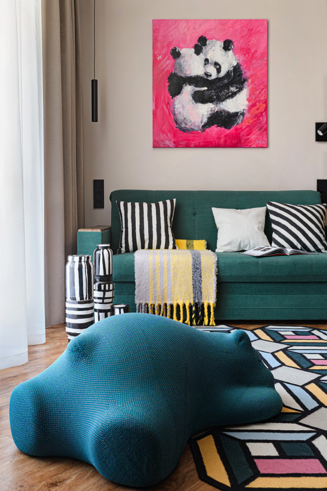 Яркая квартира-студия