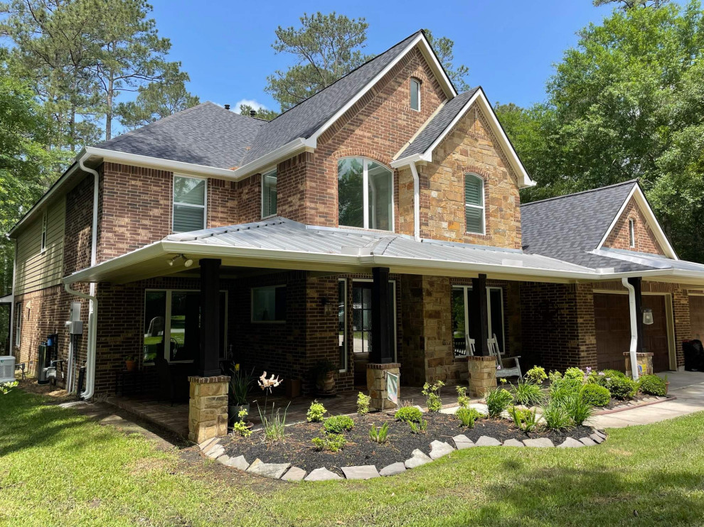 Custom Exterior Renovation with Roofing & Metal Details