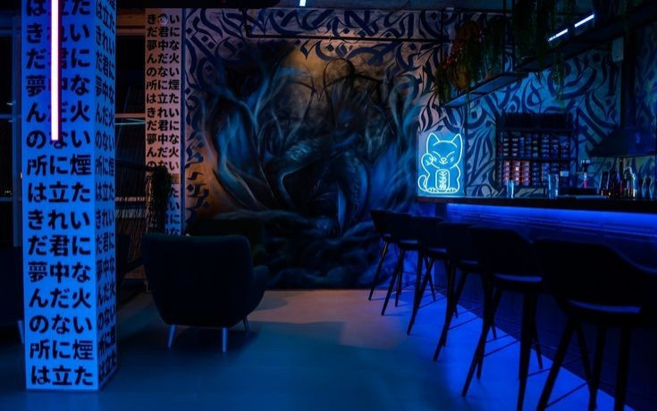 роспись стен бар ресторан