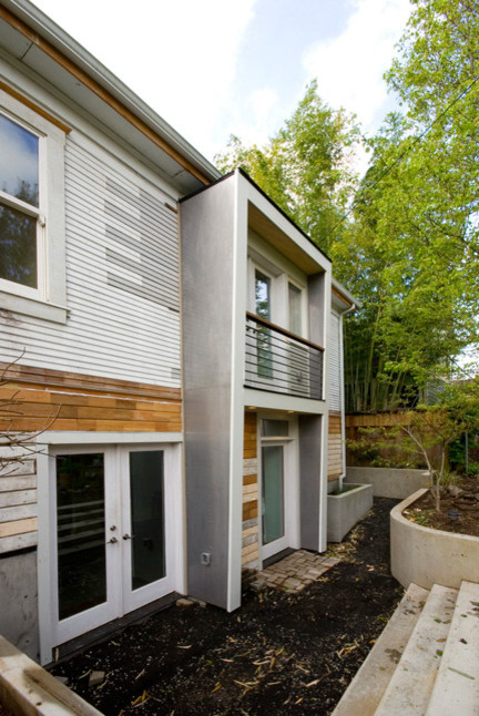 This is an example of a modern exterior in Portland.