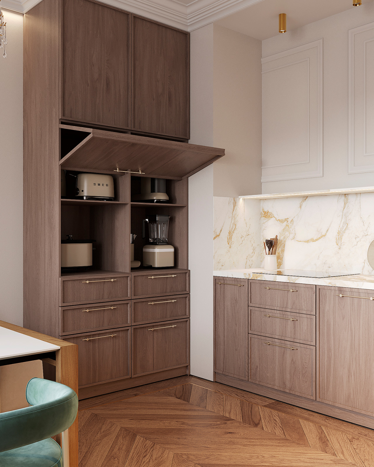 Дизайн квартиры в ЖК "Наследие",  г.Тула