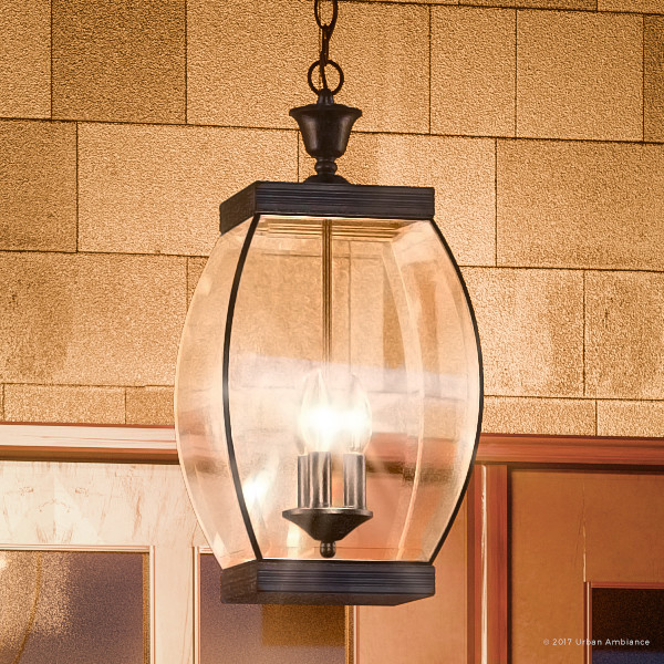 Luxury Colonial Bronze Outdoor Pendant Light, UQL1176, Manchester