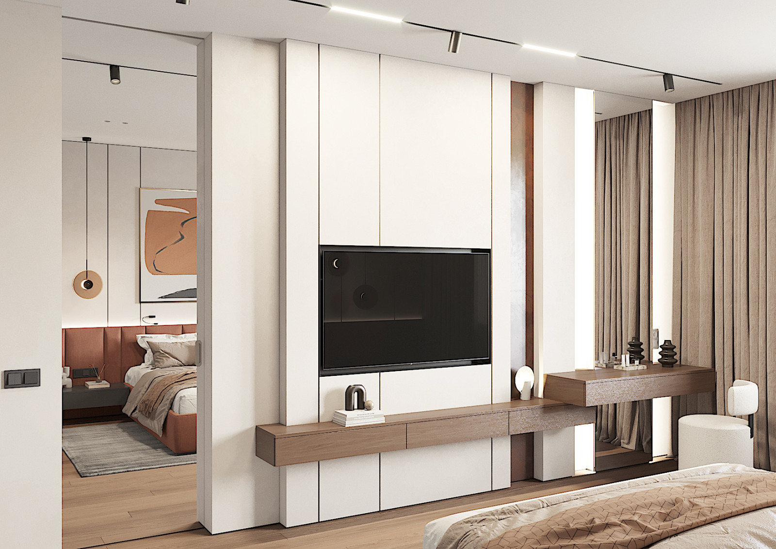 Дом с мансардой в современном стиле