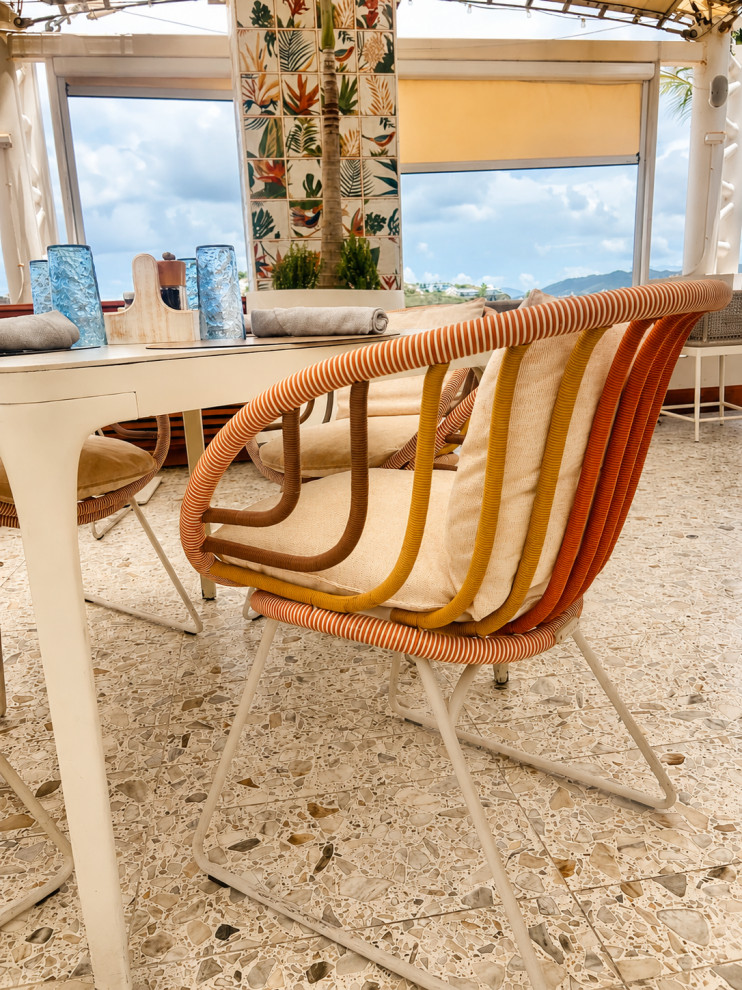 Multicolor Ratan Chair