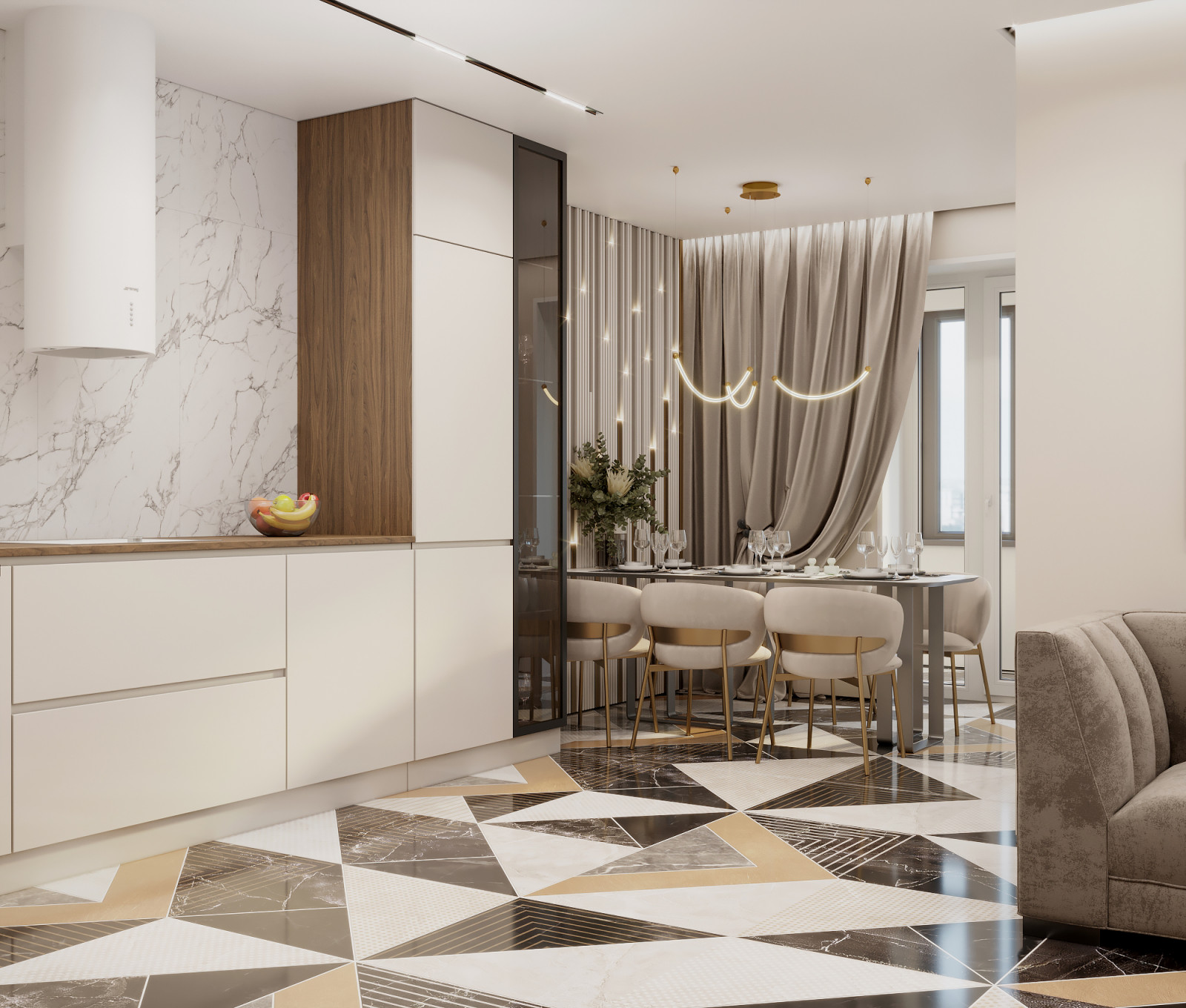 Квартира в современном стиле