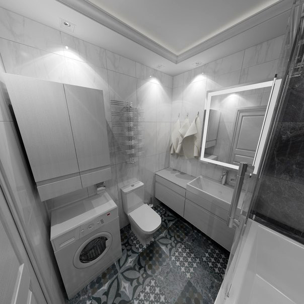 Современная классика в однокомнатной новостройке для зрелой пары