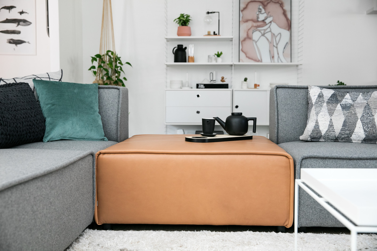 Гостиная в скандинавском стиле