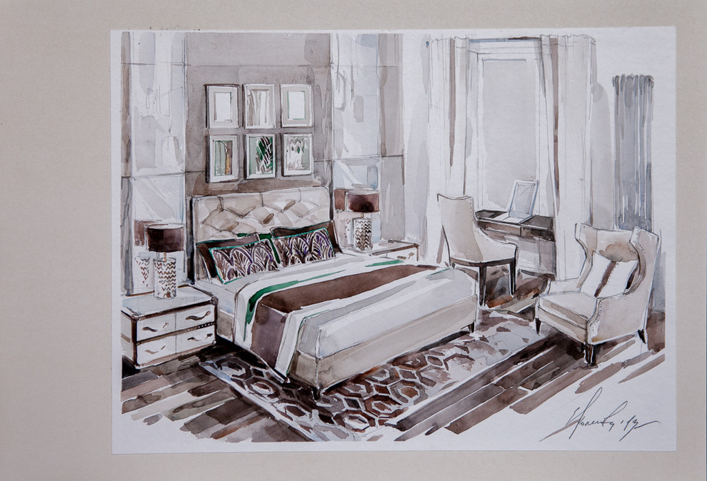 Скромное обаяние буржуа \ гостиная-кухня