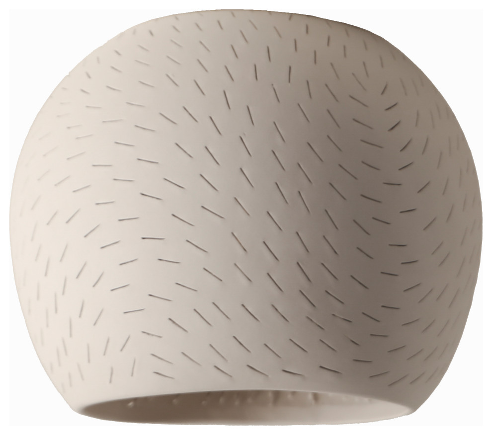 CLAYLIGHT FLUSH MOUNT 9": Minimal Lighting | Ceramic Ceiling Lamp, Led Bulb