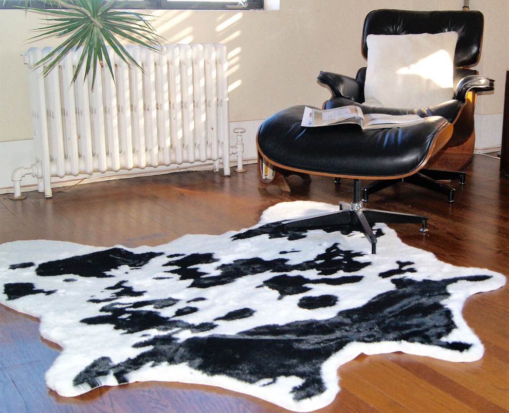 Faux Cowhide Rug Contemporary Novelty Rugs by LIFESTYLE GROUP