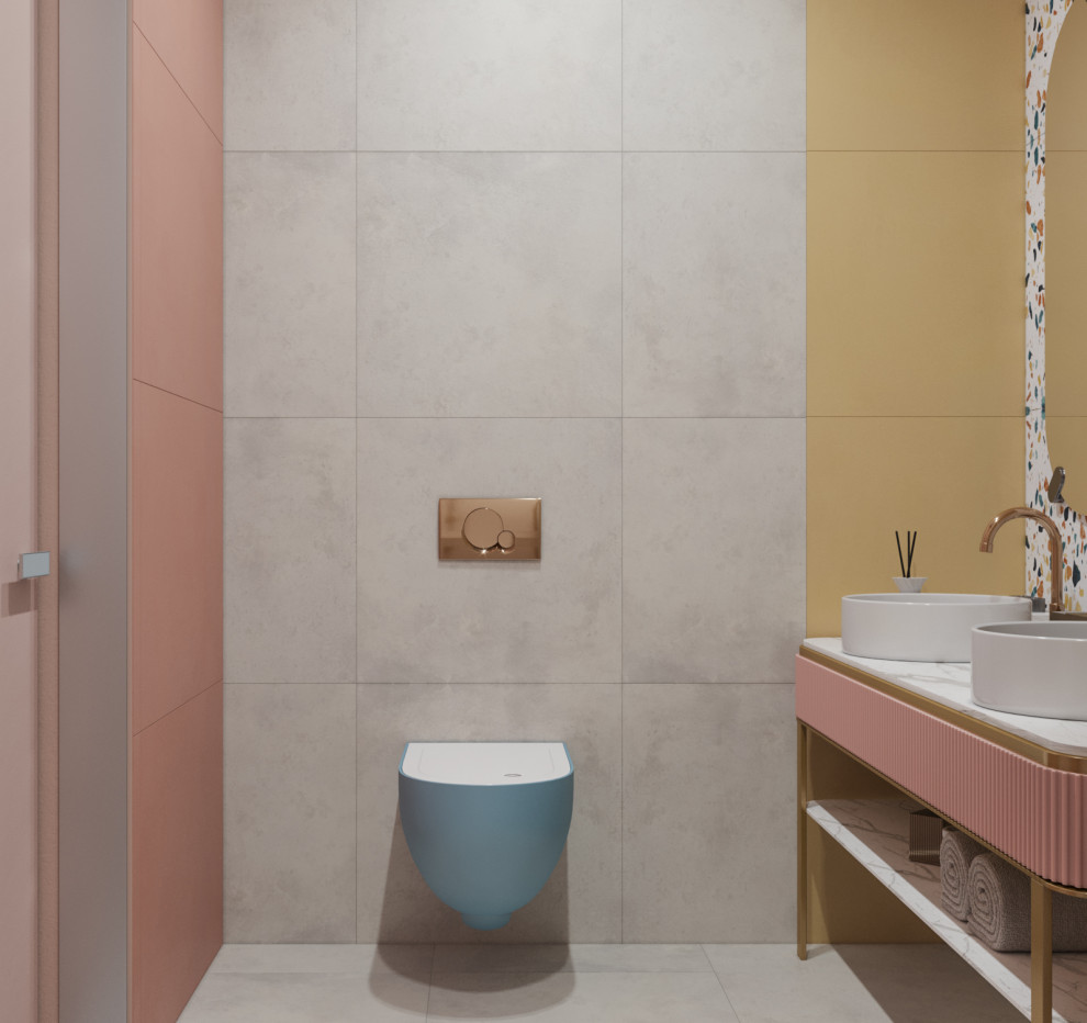 Квартира в нежных тонах для девушки студентки