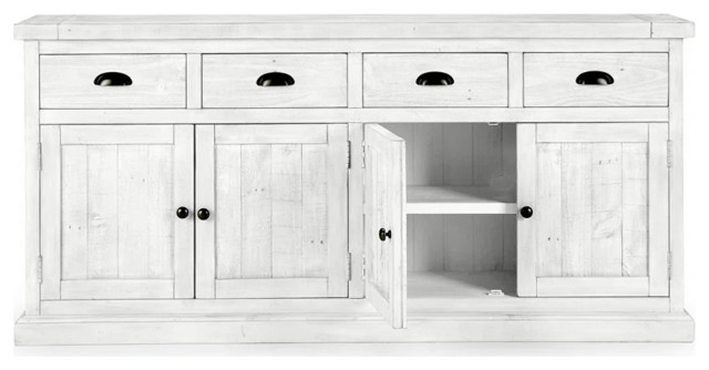 80" Rustic Sideboard Buffet, Concord Cherry