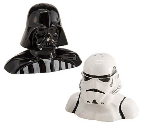 Darth Vader Storm Trooper Salt and Pepper Shakers
