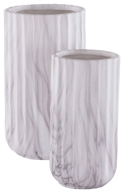Sirene Vase 14.5 x 28cm - White