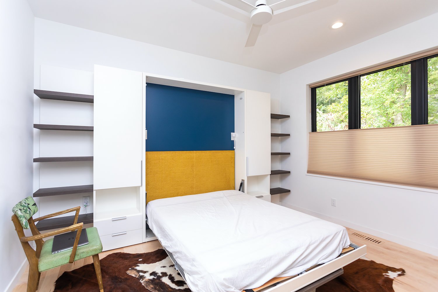 Home office with Murphy bed
