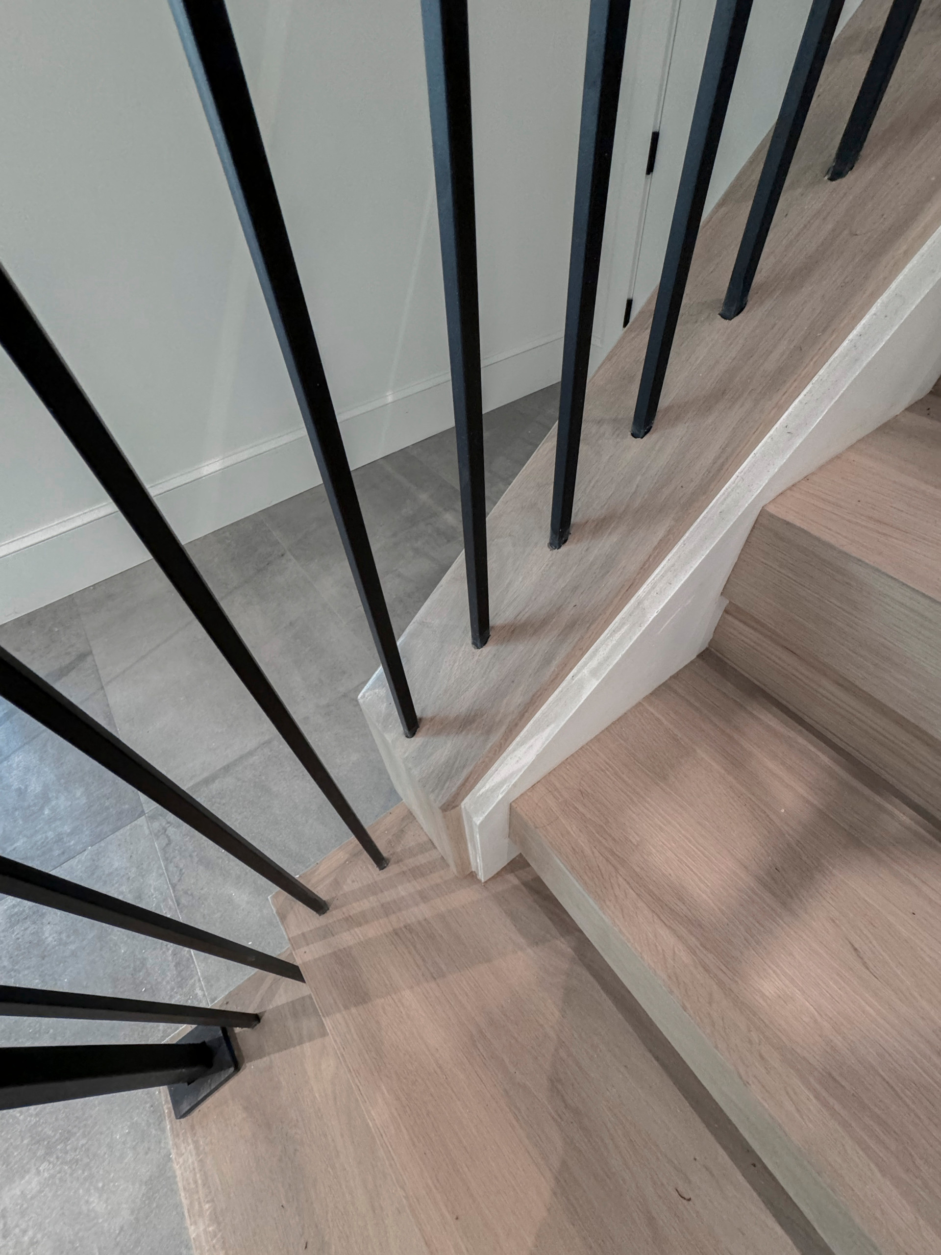 122_Modern Steel & Wood Floating Staircase, Arlington VA 22207