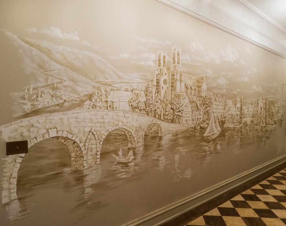 Рельеф "Европейский городок"