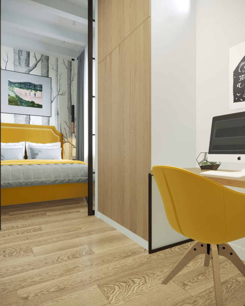 Сталинка с горчичным потолком