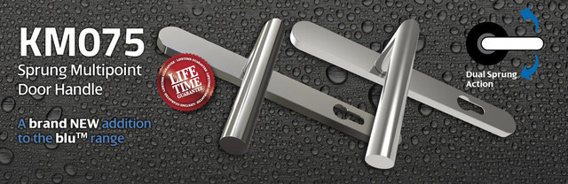Sprung Multipoint Door Handle contemporary-entrance