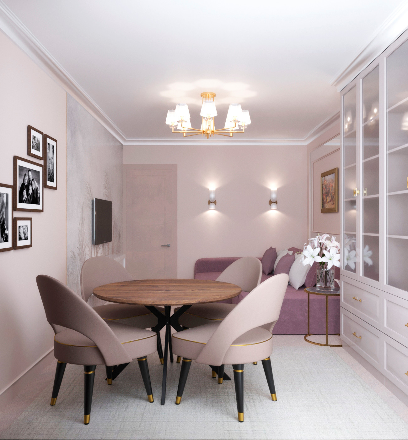 Квартира из старого жилого фонда в Сокольниках