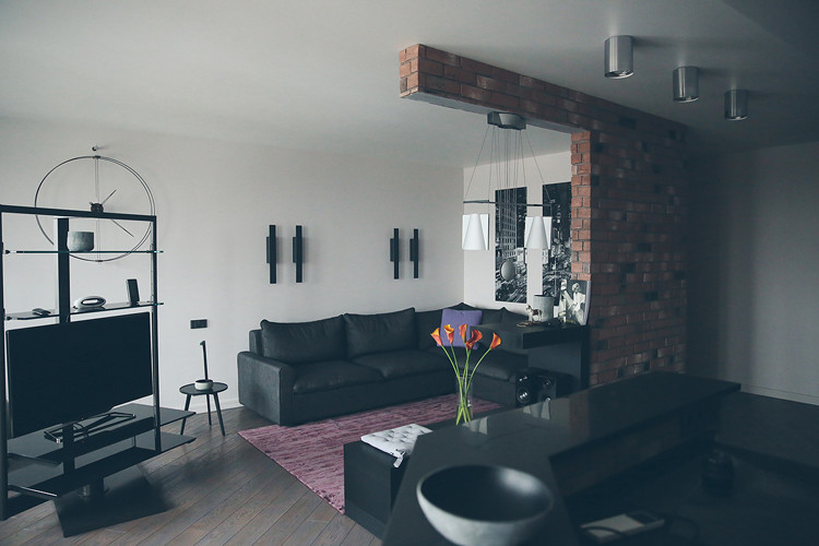 Дизайн интерьера квартиры в индустриальном стиле