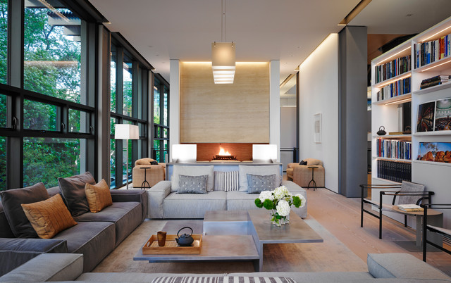 Chicago Residence trendy-dagligstue