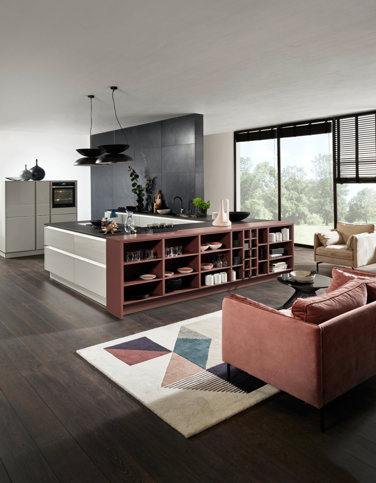 Platingrau Hochglanz