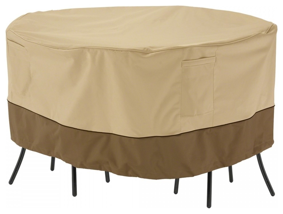 Classic Accessories 71962 Veranda Round Patio Bistro Table and Chair