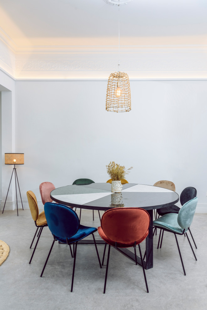 Trendy dining room photo in Other