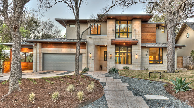 Bowman, Greenbelt Homes, Austin TX - Contemporary  