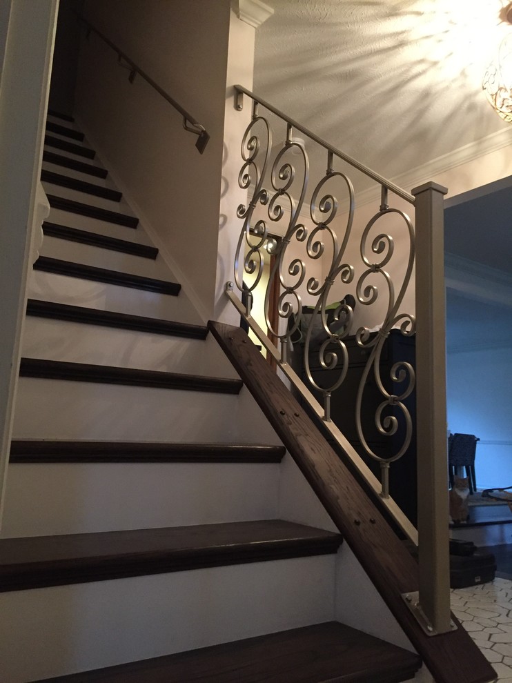 Jason's Interior Wrought Iron Railing - Staircase - Other - by Schultz ...