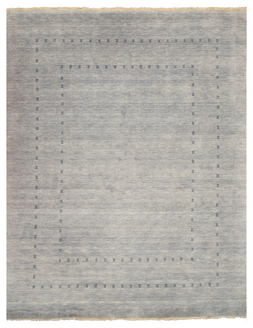 Gray Transitional Solid Lori Baft Area Rug sudoeste-alfombras-para-salas
