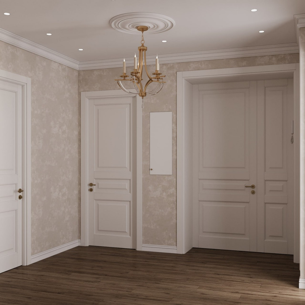 Дизайн-проект квартиры в "Сталинке" в классическом стиле