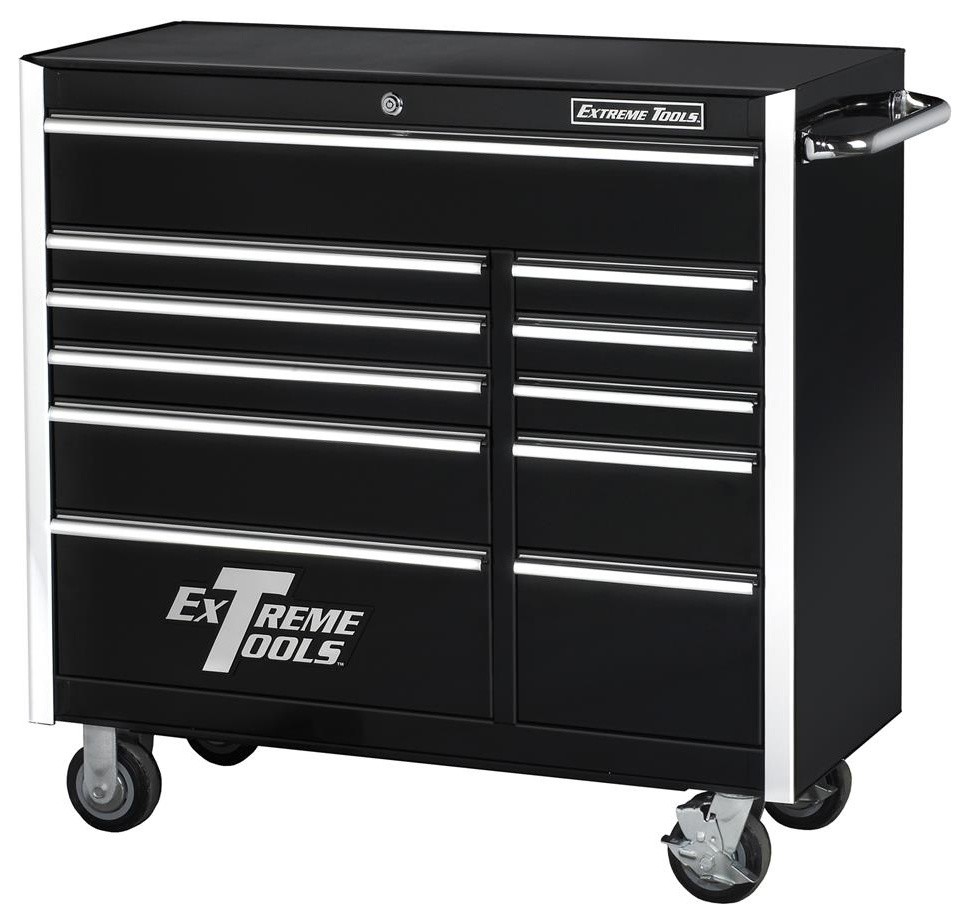 11-Drawer Steel Professional Tool Cabinet on Casters