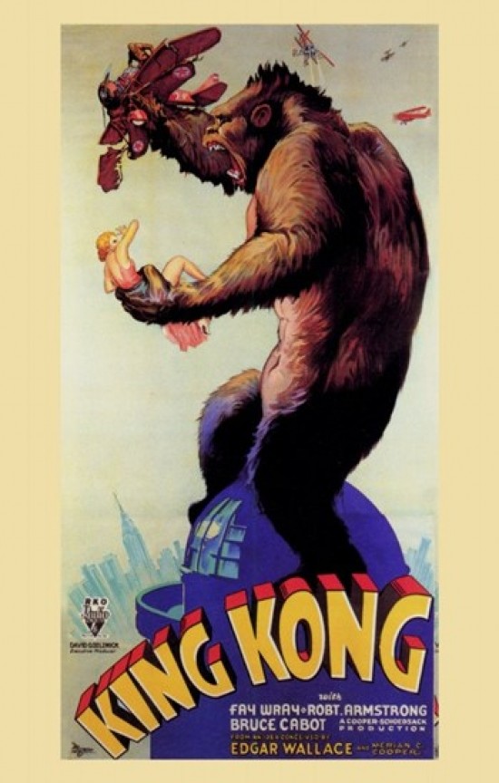 King Kong Print, 11 x 17 Midcentury Prints And Posters by