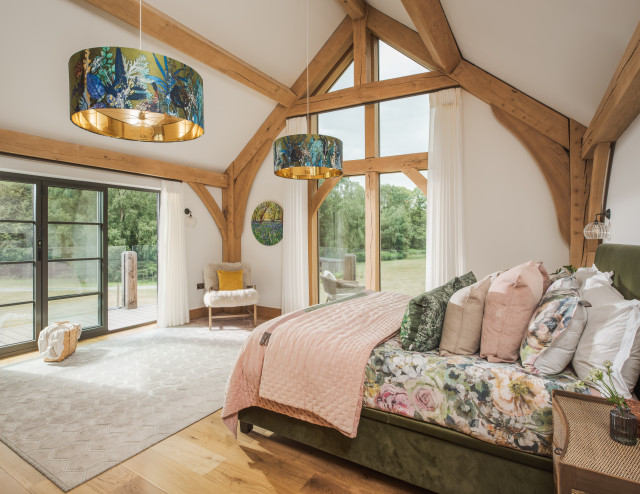 Master suite farmhouse-bedroom