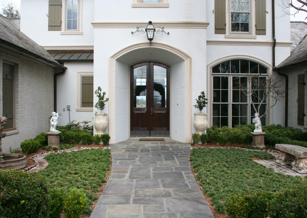 Inspiration for a traditional entryway in New Orleans.