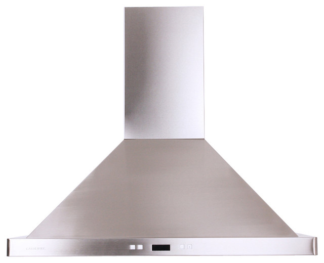Cavaliere Wall Mounted Stainless St Kitchen Range Hood 36