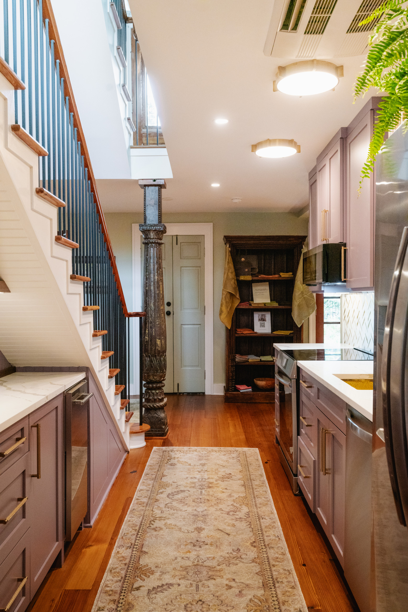 Secret Stairway Auxiliary Kitchen