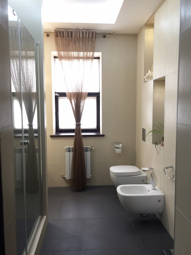 Гостевой санузел в интерьере СЕРЕБРО и ЗОЛОТО.