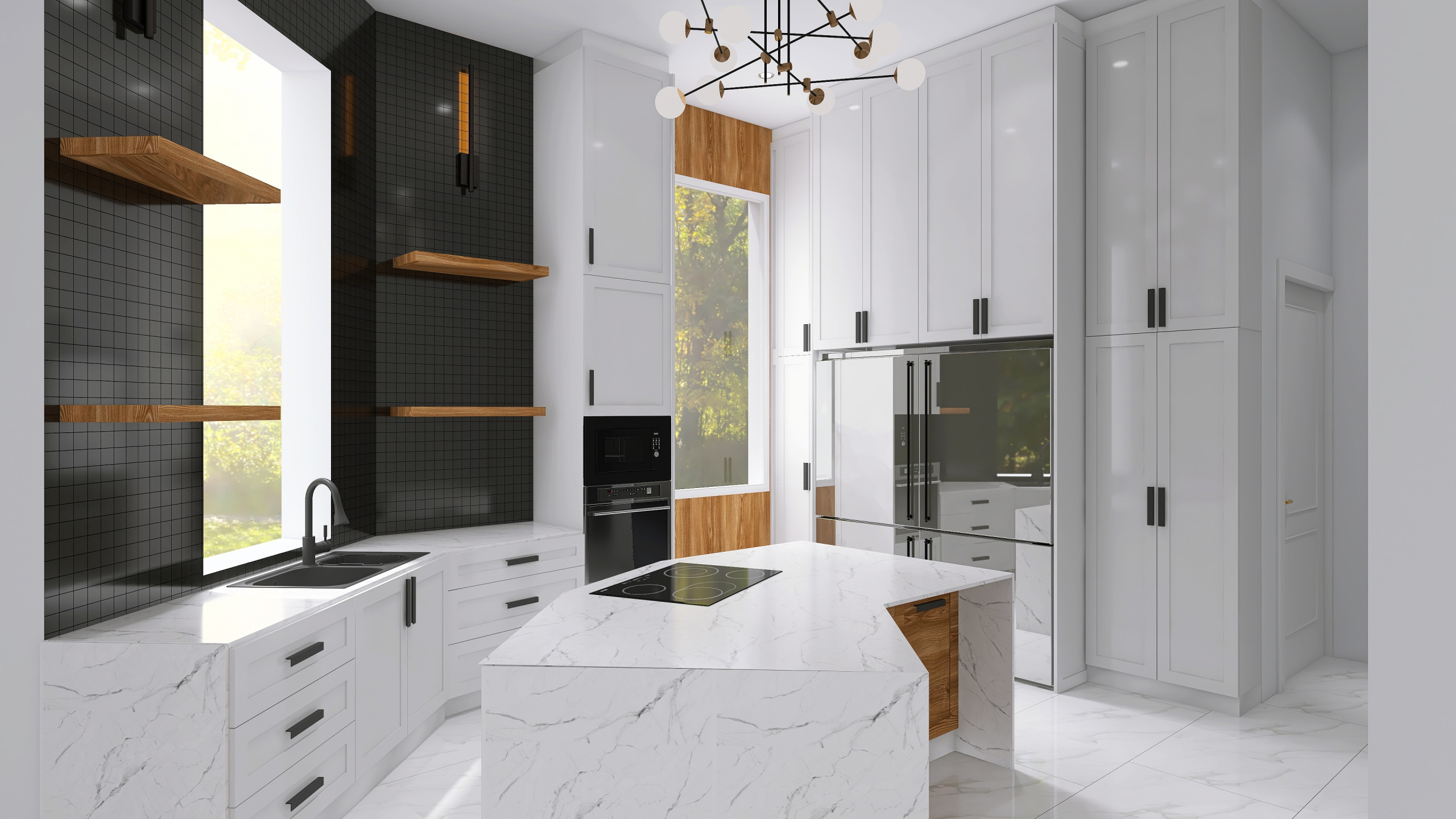 High Ceilings Kitchen