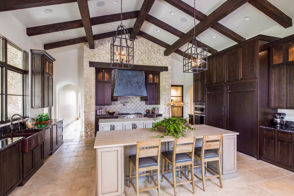Mountain style kitchen photo in Austin