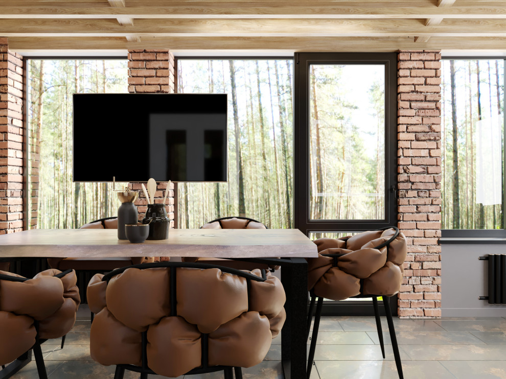 проект веранды в загородном доме в г. Чебоксары