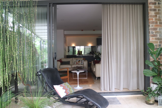 Pine Street contemporary-vardagsrum