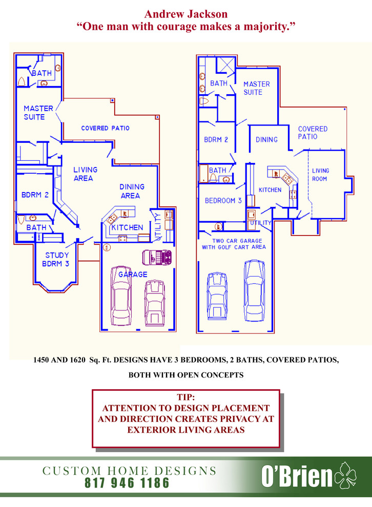 Design Plans and Design Tips