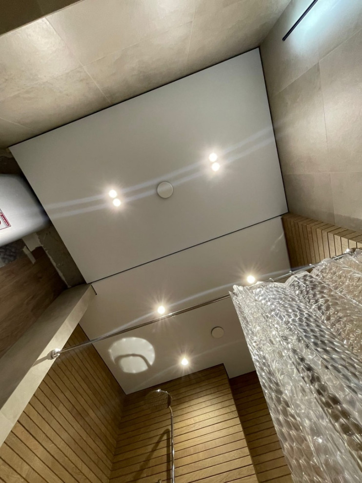 Теневые и парящие потолки в ЖК Кларус парк