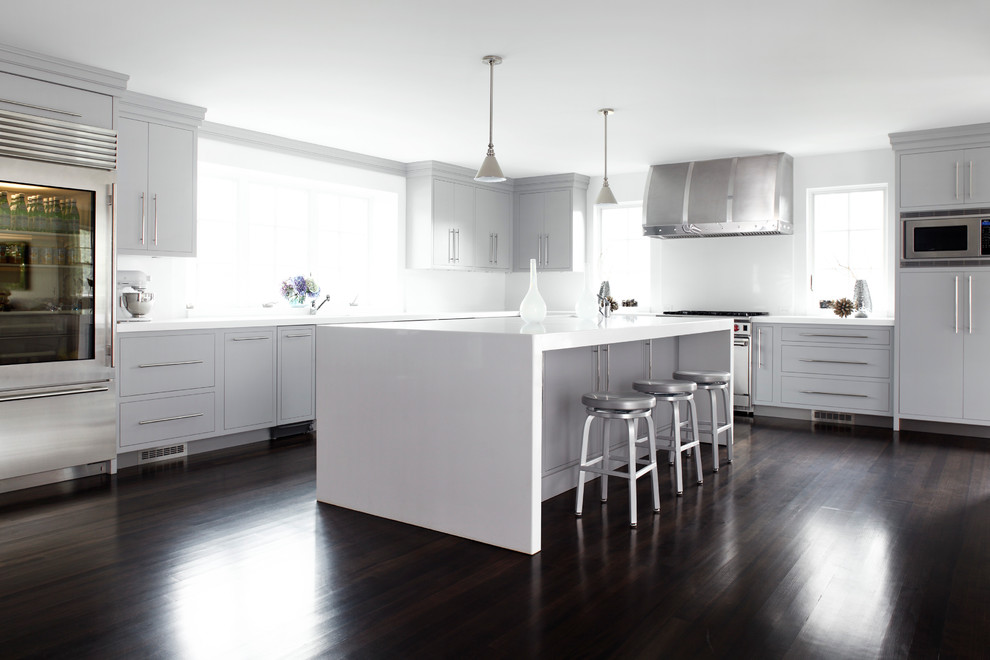 Photo of a contemporary kitchen in New York.