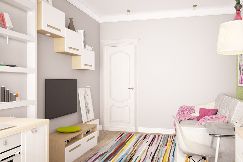 Кухня гостиная ЖК Царская площадь